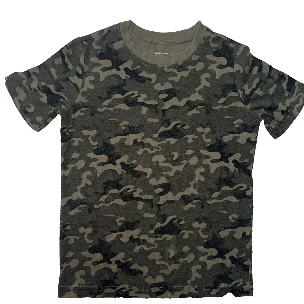Camo Tee Shirt Youth Size 7 Jumping Beans Softest Tee